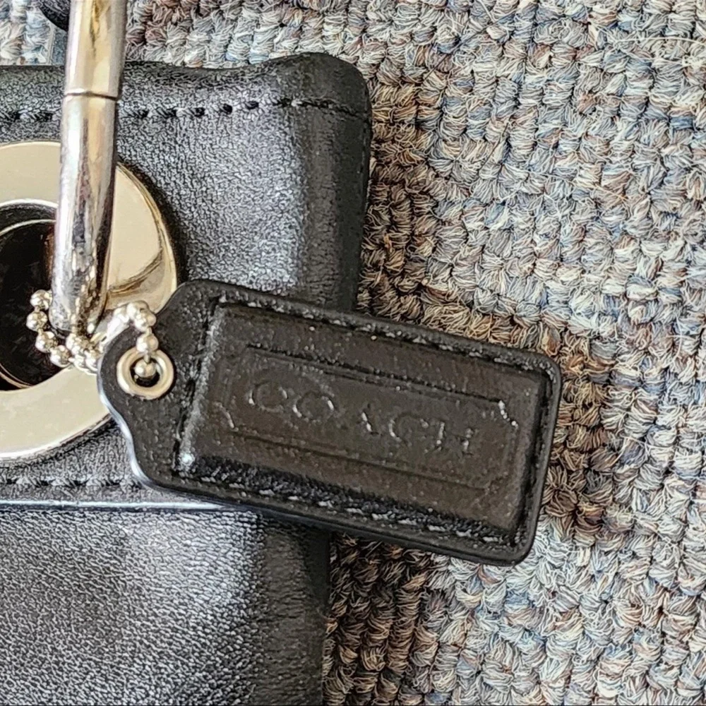 Coach Black Ashley Hippie Shoulder Bag with Crossbody Strap